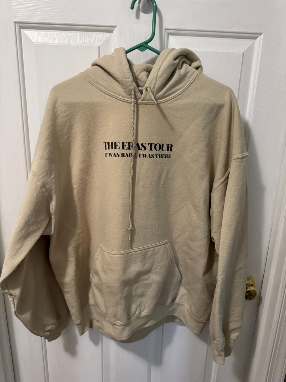 Gildan Beige 'The Eras Tour' Pullover Hoodie